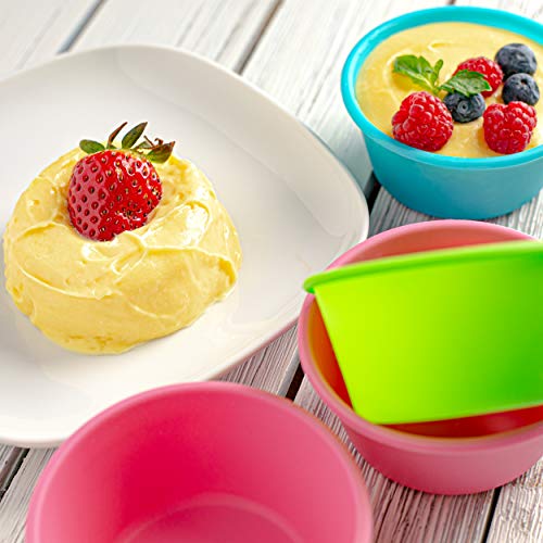 Silicone Reusable Muffin Liners for Baking (8 Count)