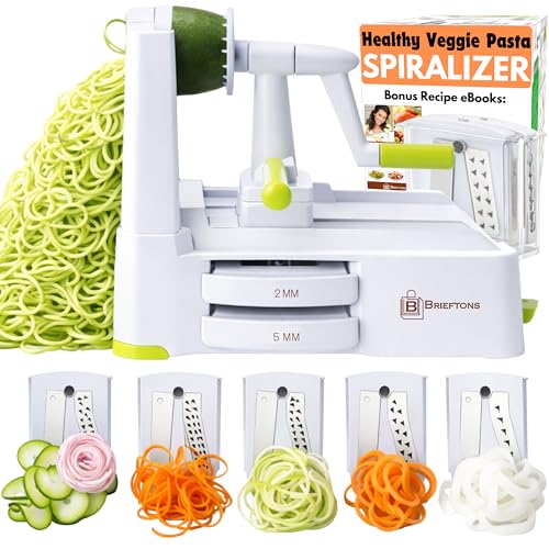 5 Blade Vegetable Spiralizer & Veggie Noodle Maker