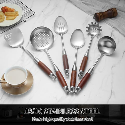 18 10 Stainless Steel Kitchen Utensils Set (6 Count)