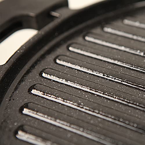 Cast Iron Grill With Enameled Non