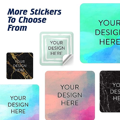 100 Custom Vinyl Stickers (100 Count)