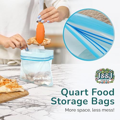 Quart Freezer Bags 50 Count