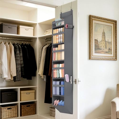 1 Pack Over the Door Organizer 6 Section Hanging Storage