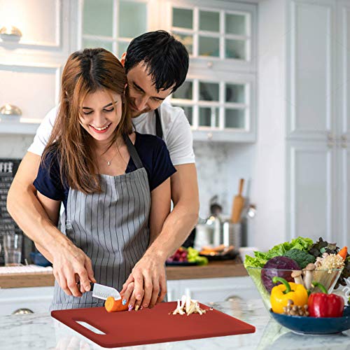Plastic Utility Cutting Board with Handles