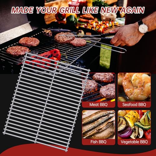 BBQ Grill Grates Replacement for Cuisinart Gas Grill CGG (2 Count)
