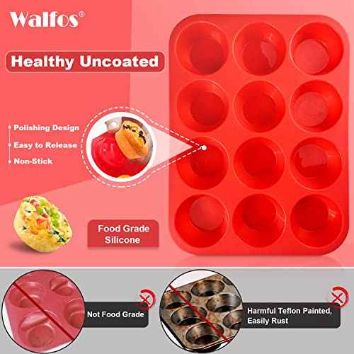 Silicone Muffin Pan Set of 3 (3 Count)