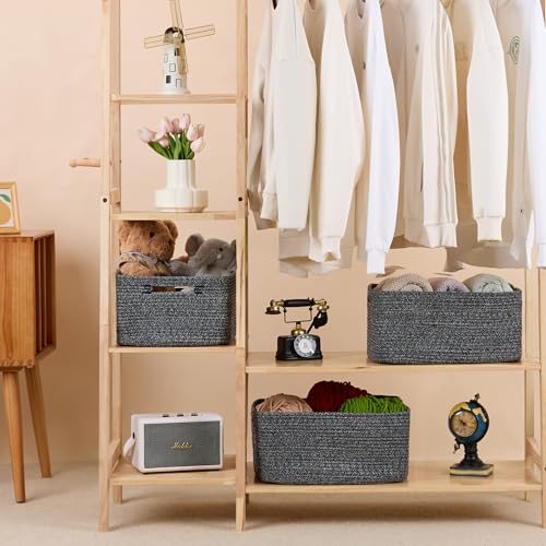 Large Storage Baskets for Shelves (3 Count)