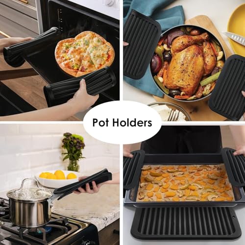Silicone Trivets for Hot Pots and Pans (4 Count)