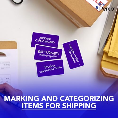 Purple 3x5 Inch Perforated Sticker Labels