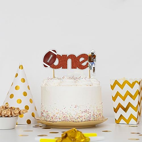 American Football One Cake Topper