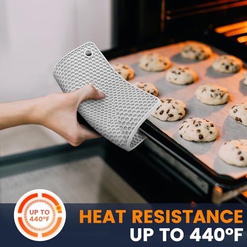 Silicone Trivet Mats 4 Heat Resistant Pot Holders Multipurpose Non