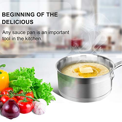 Stainless Steel Sauce Pan with Lid