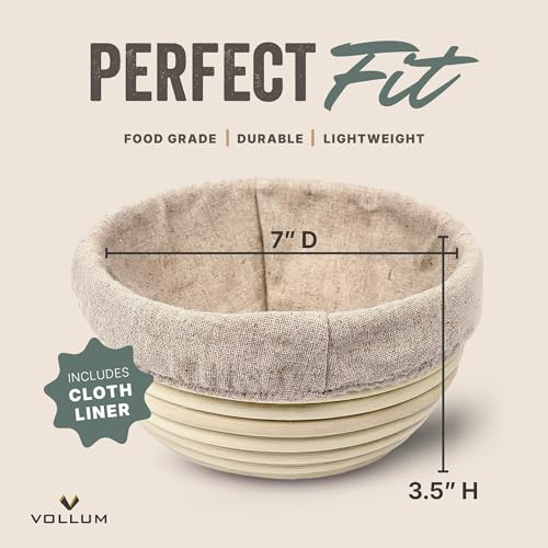 Banneton Bread Proofing Basket with Liner