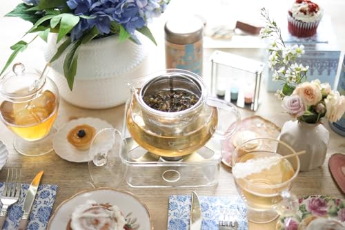 Kyoto 2-in-1 Tea Kettle and Tea Maker – Glass Teapot with Removable Loose Tea Filter – Tea Connoisseur's Choice
