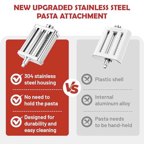 Pasta Attachment for KitchenAid Stand Mixer