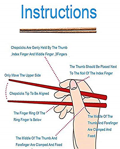 50 Pairs Wooden Chopsticks (50 Count)