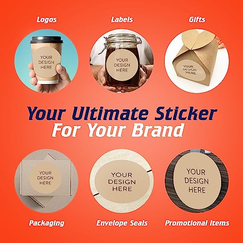 Custom Vinyl Stickers Your Image (100 Count)