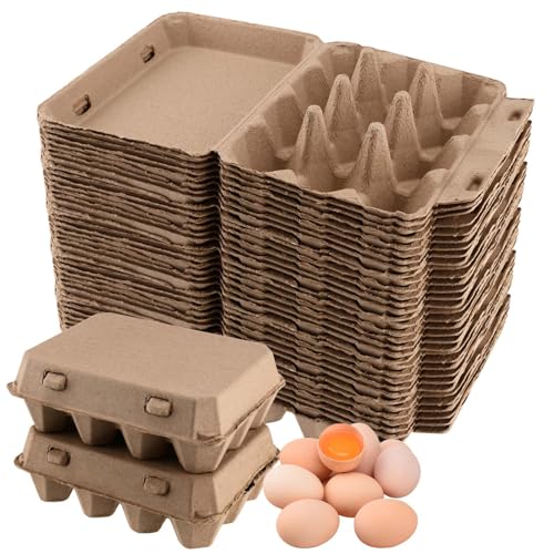 50 Pack 12 Cell Empty Egg Cartons (50 Count)