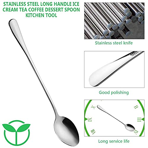 10 Piece Long Handle Iced Tea Spoon (10 Count)