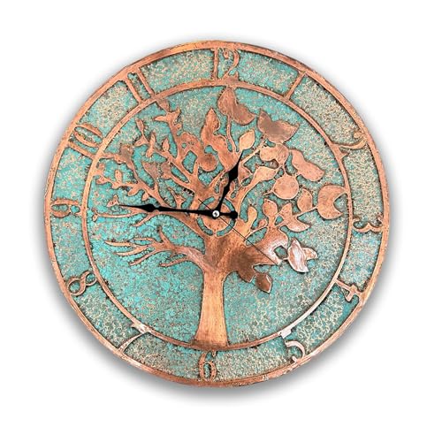 Handmade Copper Wall Clock Artisan Touch in Every Piece