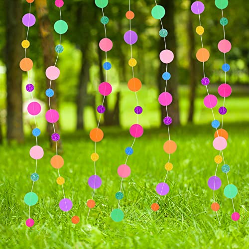 5 Pieces Circle Garland Banner Hanging