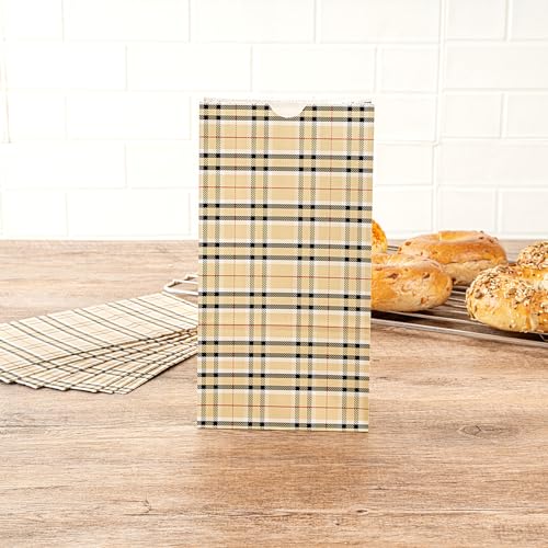 Paper Plaid Bag (100 Count)