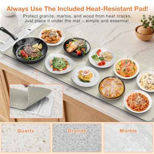 Extra Long Warming Mat for Food