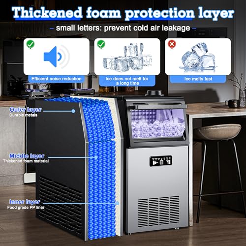 Commercial Ice Maker Machine 100LBS