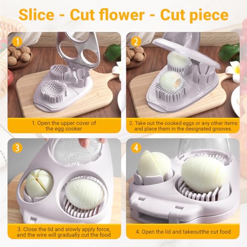 Egg Slicer and Grape Slicer for Fruit Salad