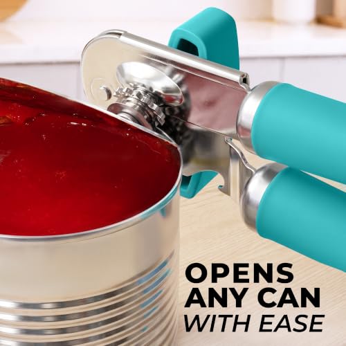 Stainless Steel Swing Open Manual Can Opener Comfortable Grip
