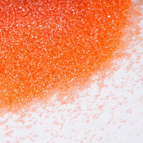 Orange Sanding Sugar Sprinkles (3.2 Ounce)