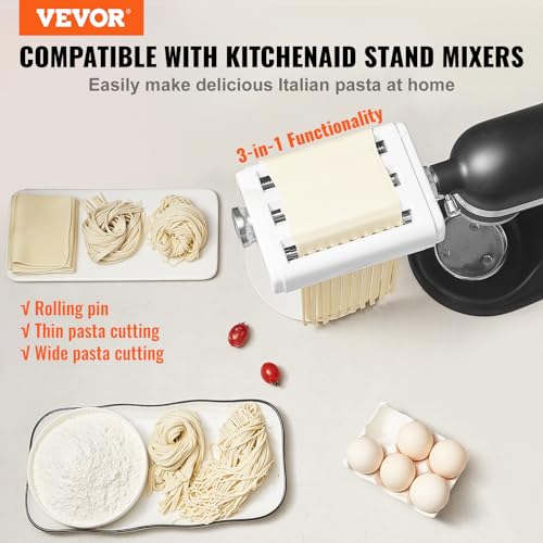 Pasta Maker Attachment for KitchenAid Stand Mixer