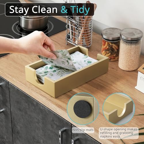 Gold Napkin Holder for Bathroom