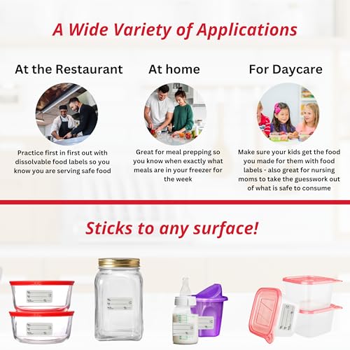 2x1 Dissolvable Food Labels