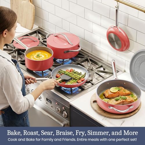 Premium Ceramic Sauce Pan with Lid