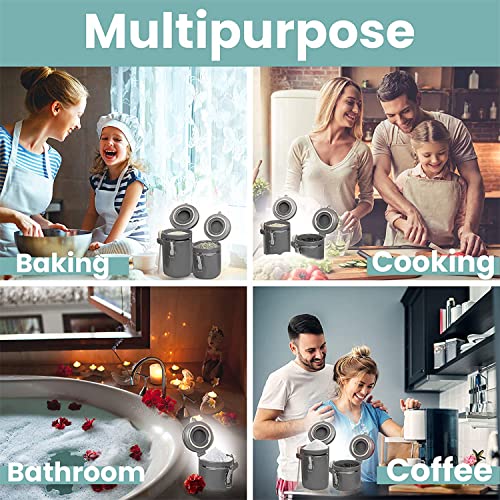 4 Piece Ceramic Kitchen Canisters Set (4 Count)