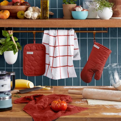Quilted Cotton Oven Mitt