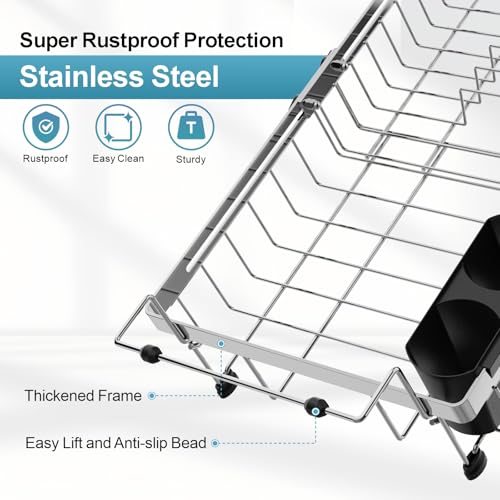 Over Sink Dish Drying Rack