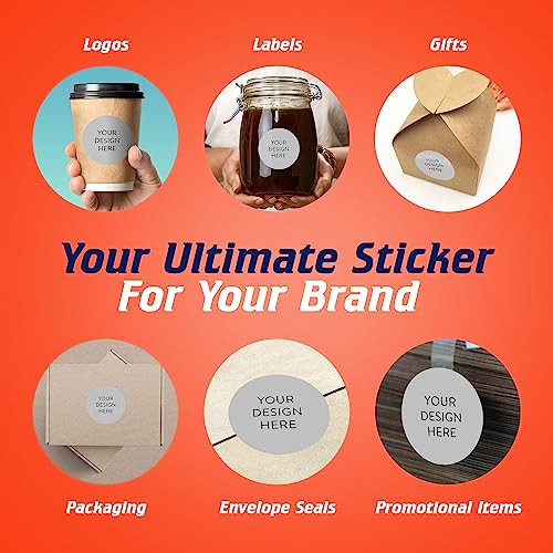 Custom Vinyl Stickers Your Image (100 Count)