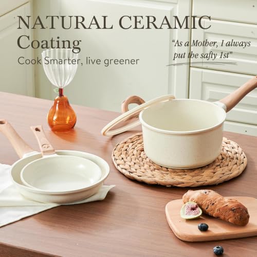 22 Piece Ceramic Cookware Set