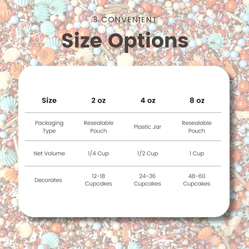 Pumpkin Carriage Sprinkle Mix (4 Count)