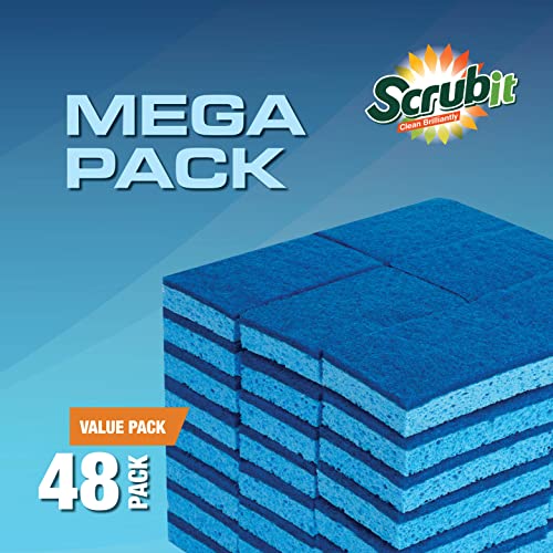 48 Pack Kitchen Sponges (48 Count)