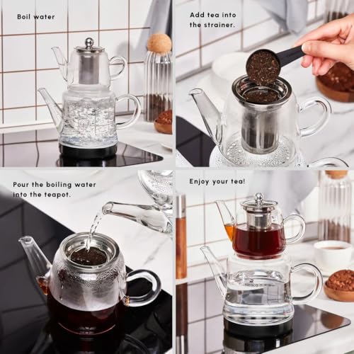 Dora Glass Teapot