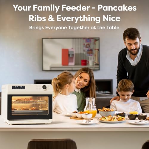 12-in-1 Countertop Steam Oven with Air Fryer, 25.4QT Nosh Oven Pro