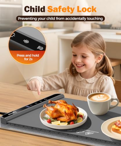 Electric Food Warming Mat 26"x15"