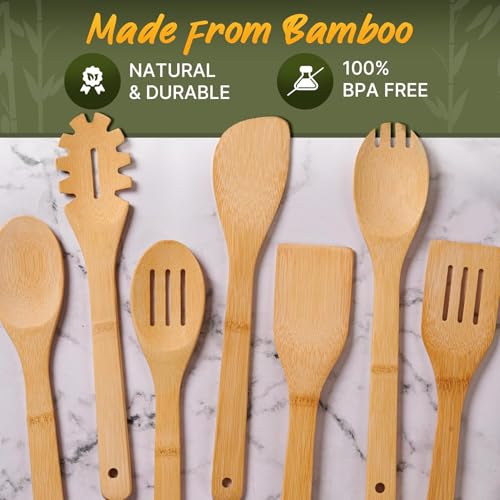 Wooden Utensil Set (7 Count)