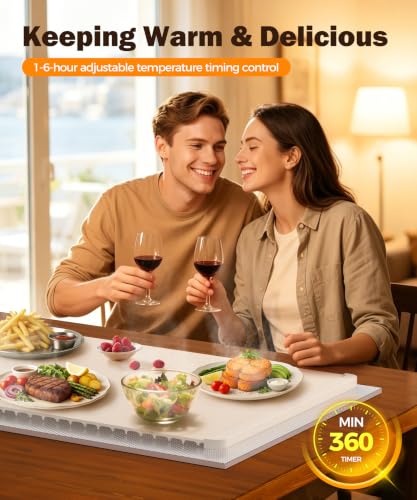 Electric Food Warming Mat 26"x15"