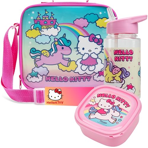 Hello Kitty Girls Lunch Box 3Pc Set (3 Count)