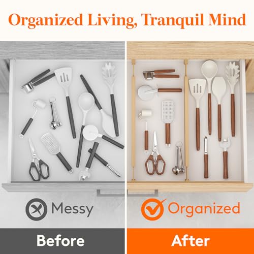 2.4" Kitchen Drawer Dividers (6 Count)