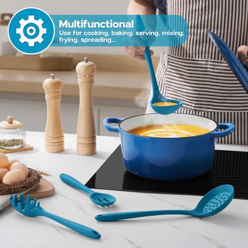 Silicone Cooking Kitchen Utensils Set (6 Count)